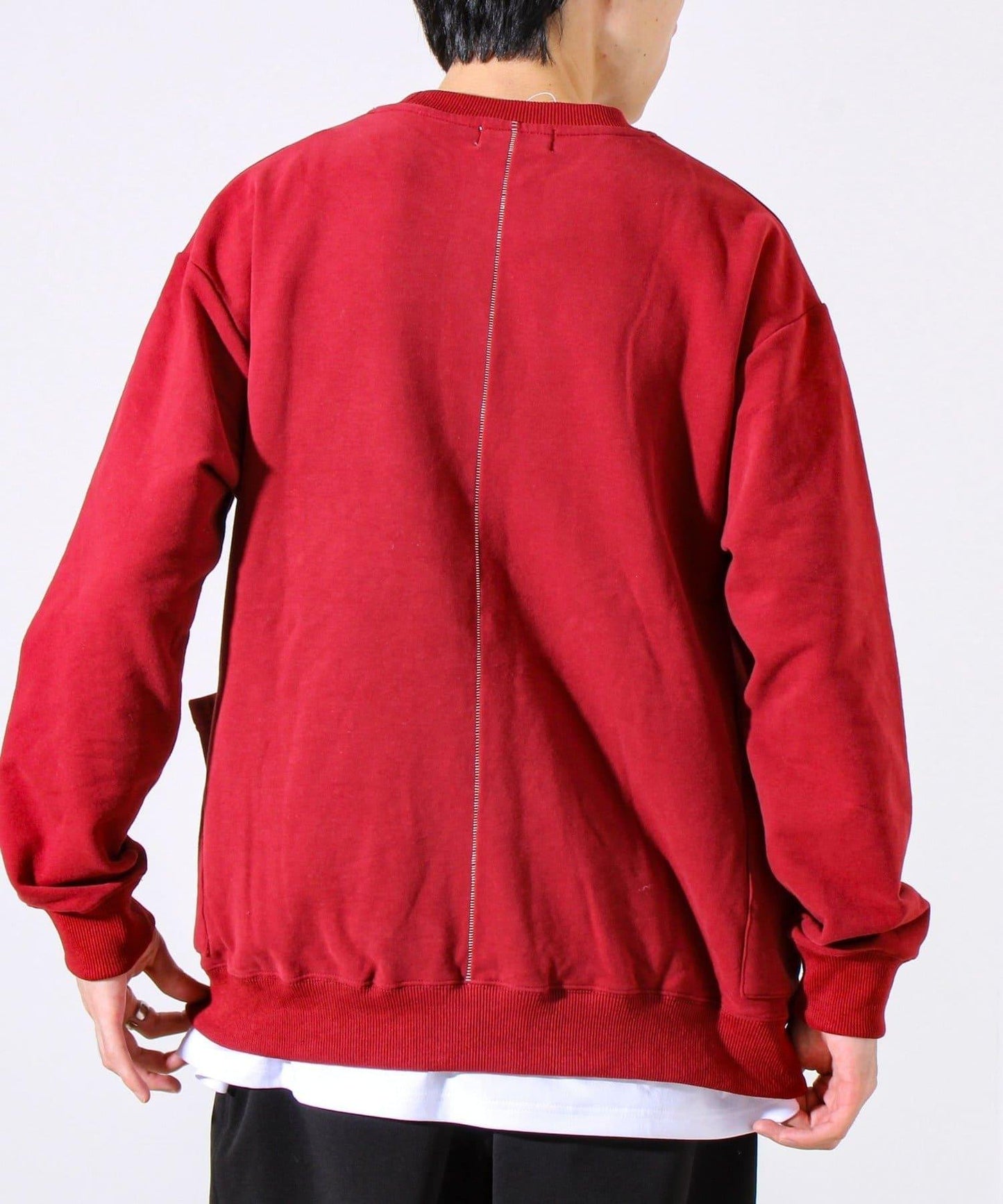 【細節彰顯不同】後背縫線側袋衛衣