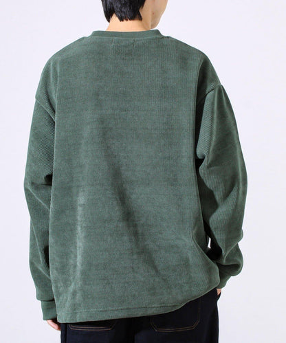 【經典法蘭絨系列】絨面粘合套頭衫