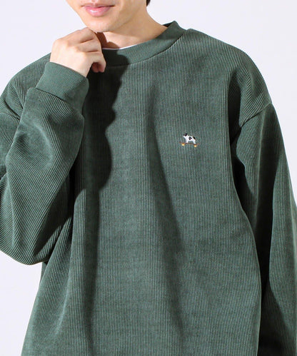 【經典法蘭絨系列】絨面粘合套頭衫