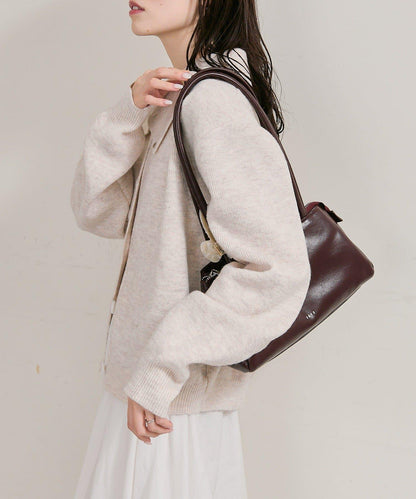 帶領片針織開衫