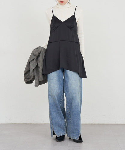 不規則下襬吊帶背心