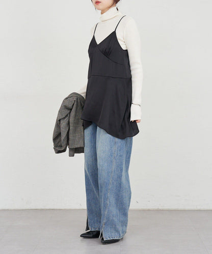 不規則下襬吊帶背心
