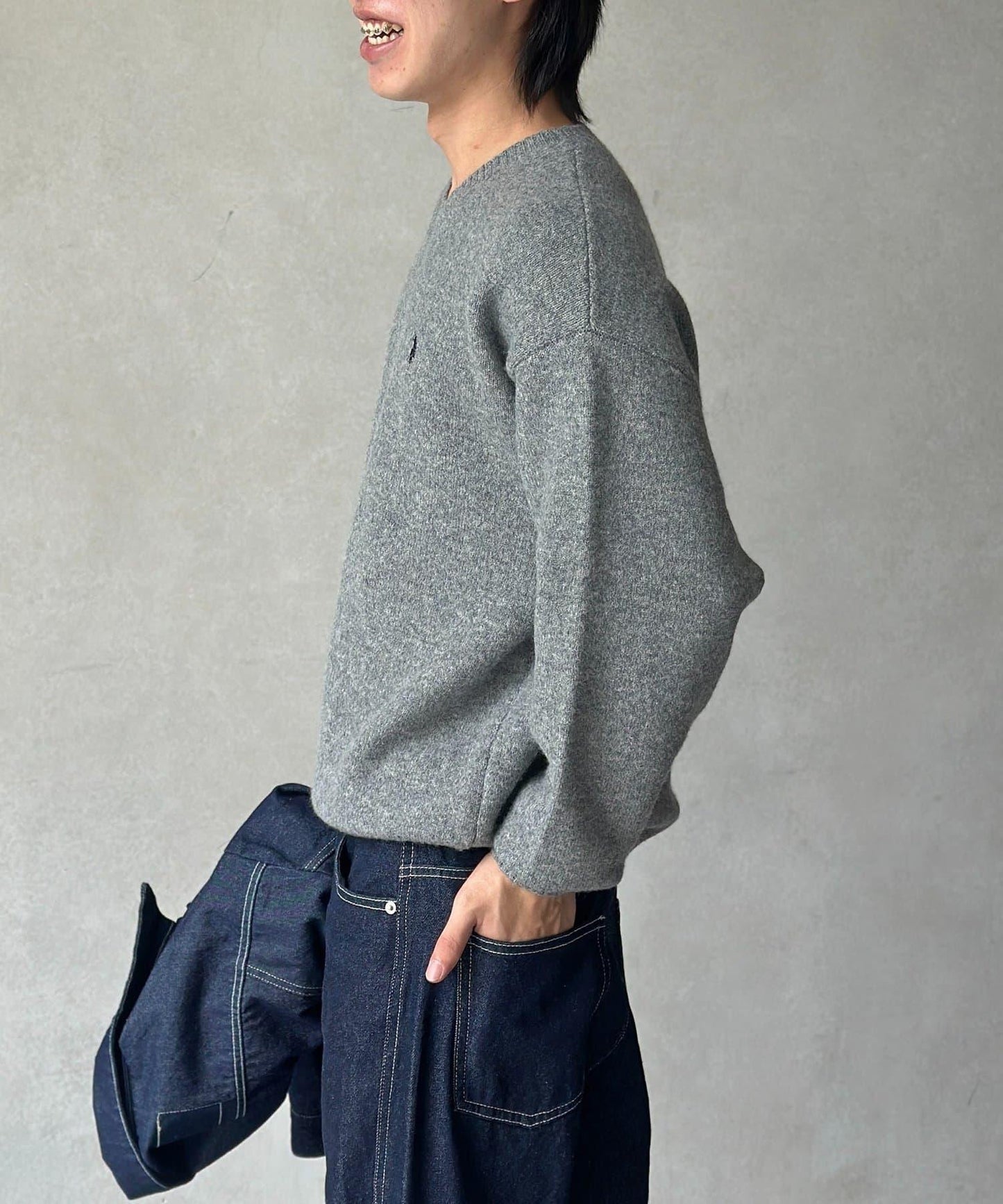 【U.S. POLO ASSN. 】V領針織套頭衫