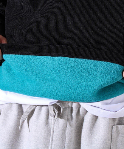 【經典法蘭絨系列】絨面粘合套頭衫