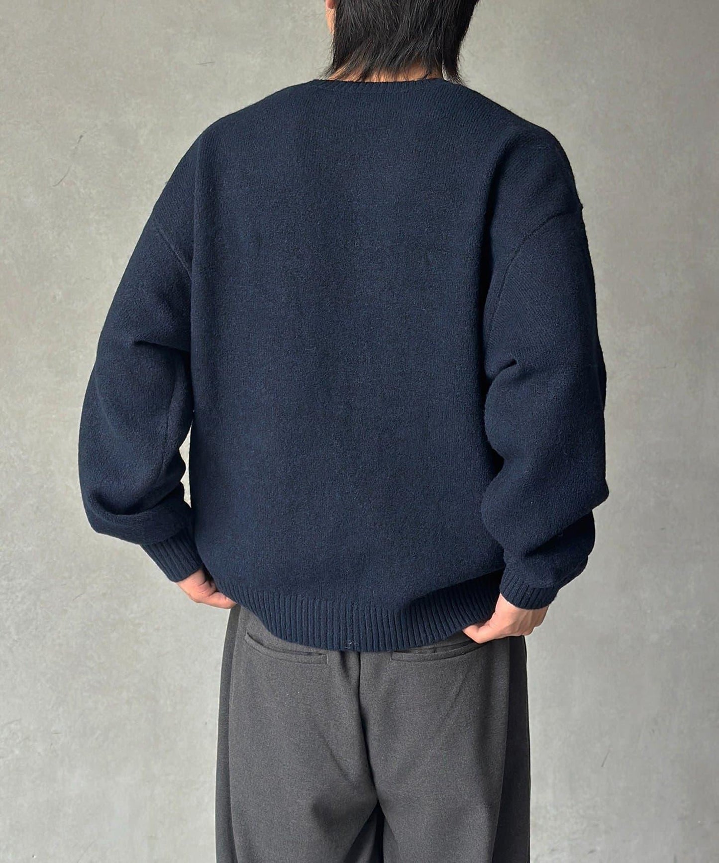 【U.S. POLO ASSN. 】V領針織套頭衫