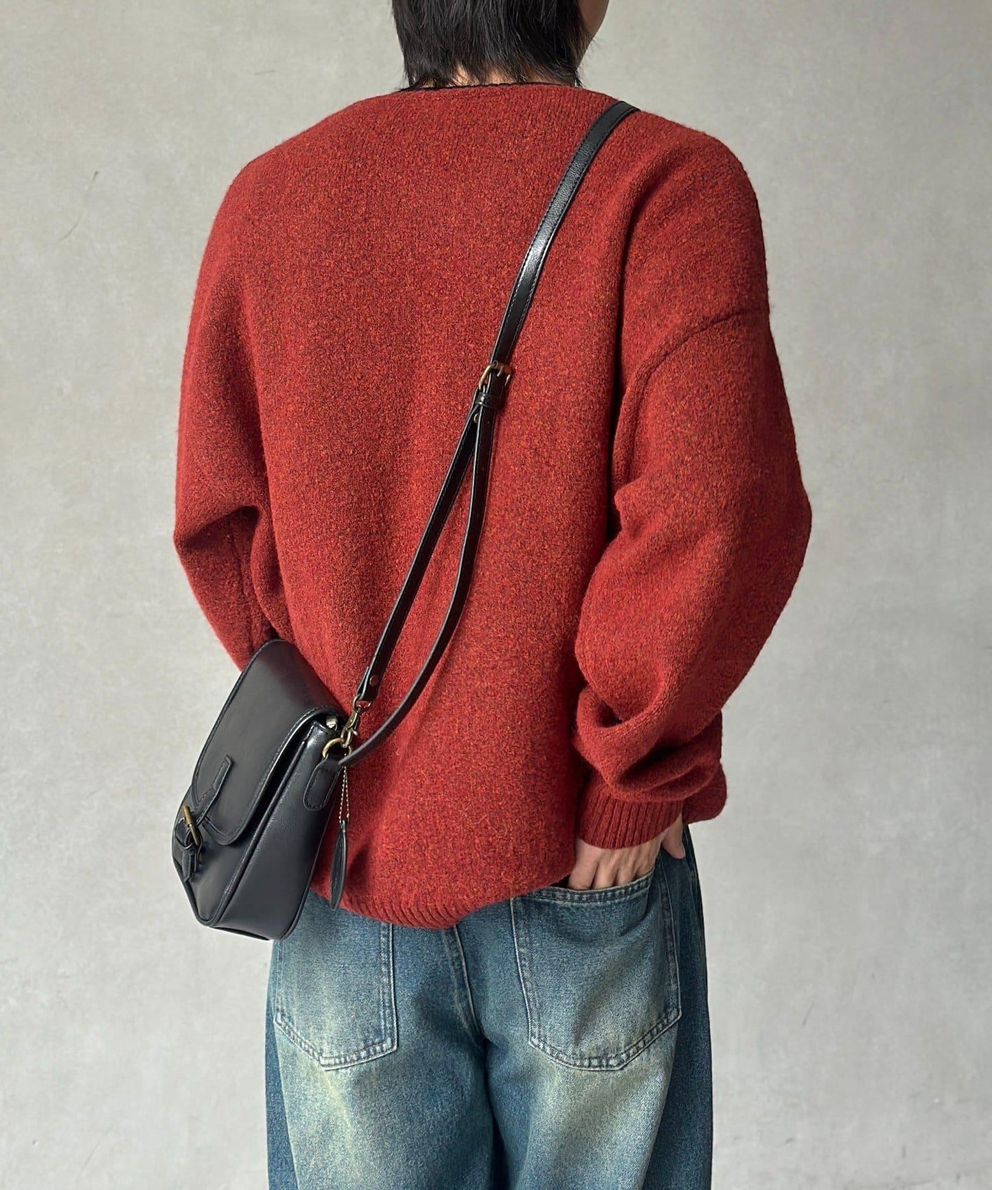 【U.S. POLO ASSN. 】V領針織套頭衫