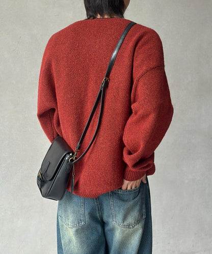 【U.S. POLO ASSN. 】V領針織套頭衫