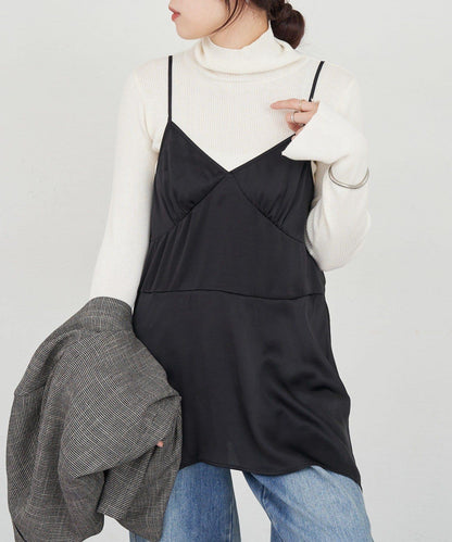 不規則下襬吊帶背心
