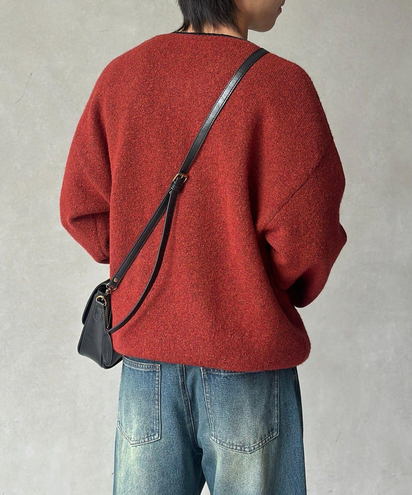 【U.S. POLO ASSN. 】V領針織套頭衫