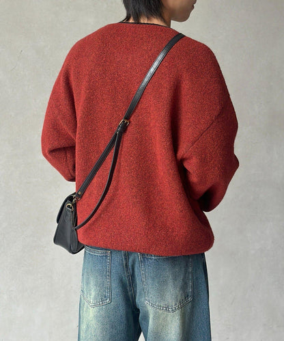 【U.S. POLO ASSN. 】V領針織套頭衫