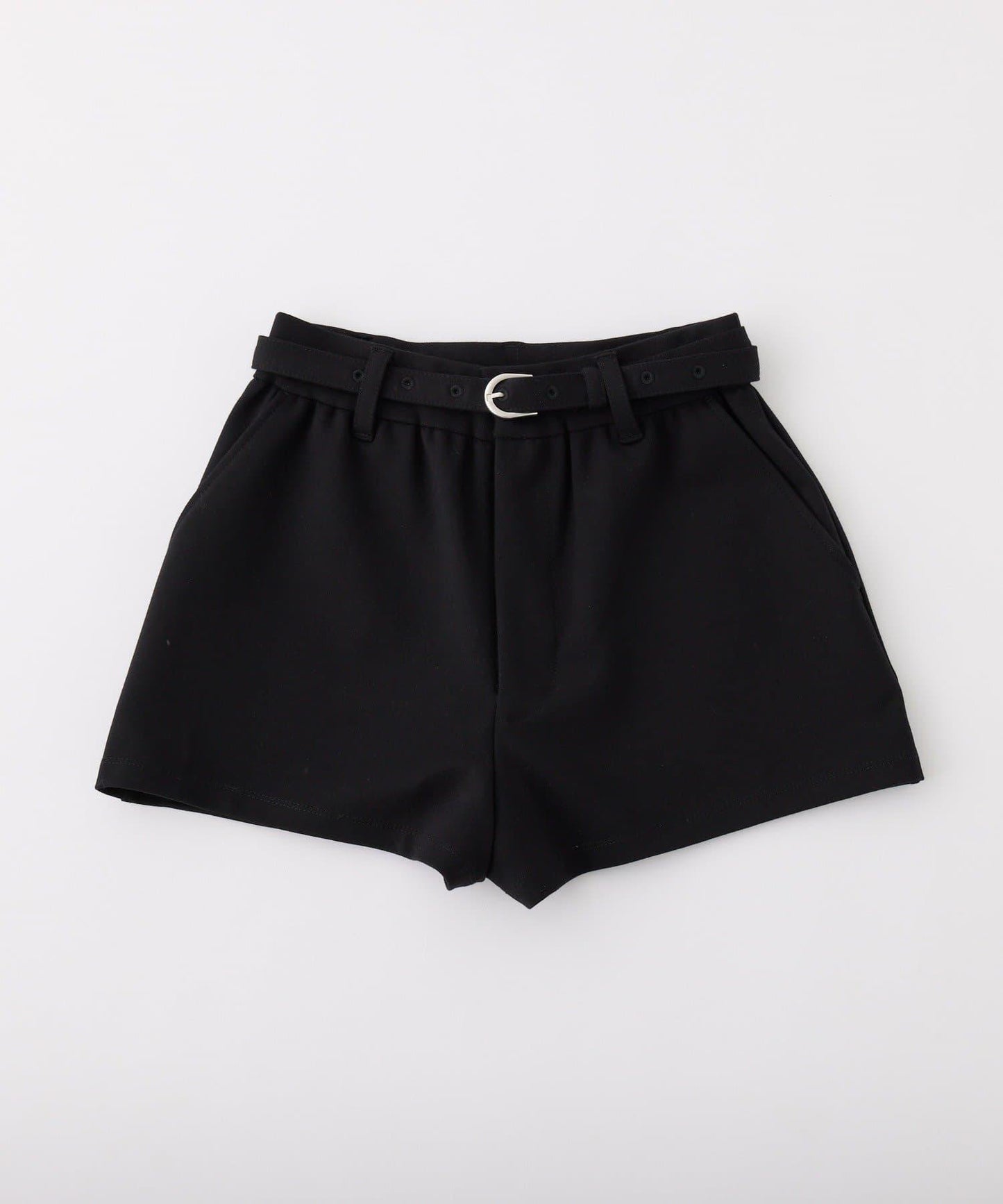 配腰帶短褲