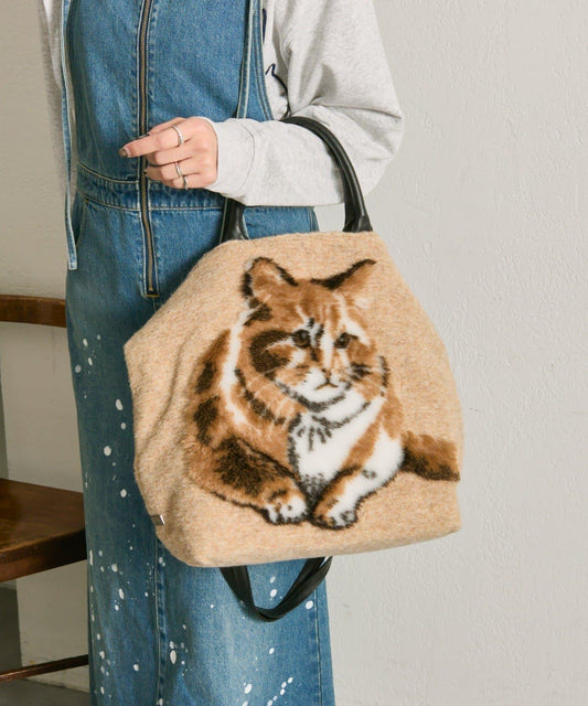 【TERESA CAMBI】特別款動物圖案托特包