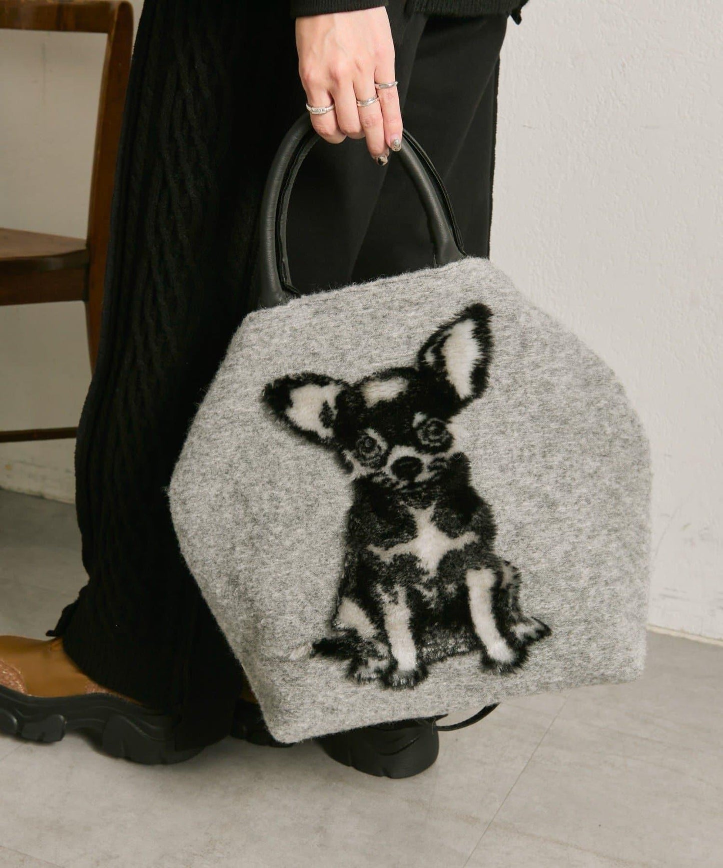 【TERESA CAMBI】特別款動物圖案托特包