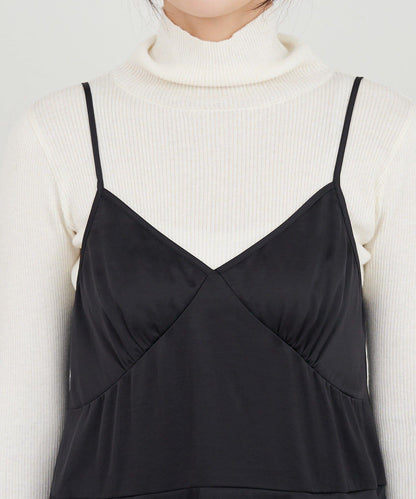 不規則下襬吊帶背心