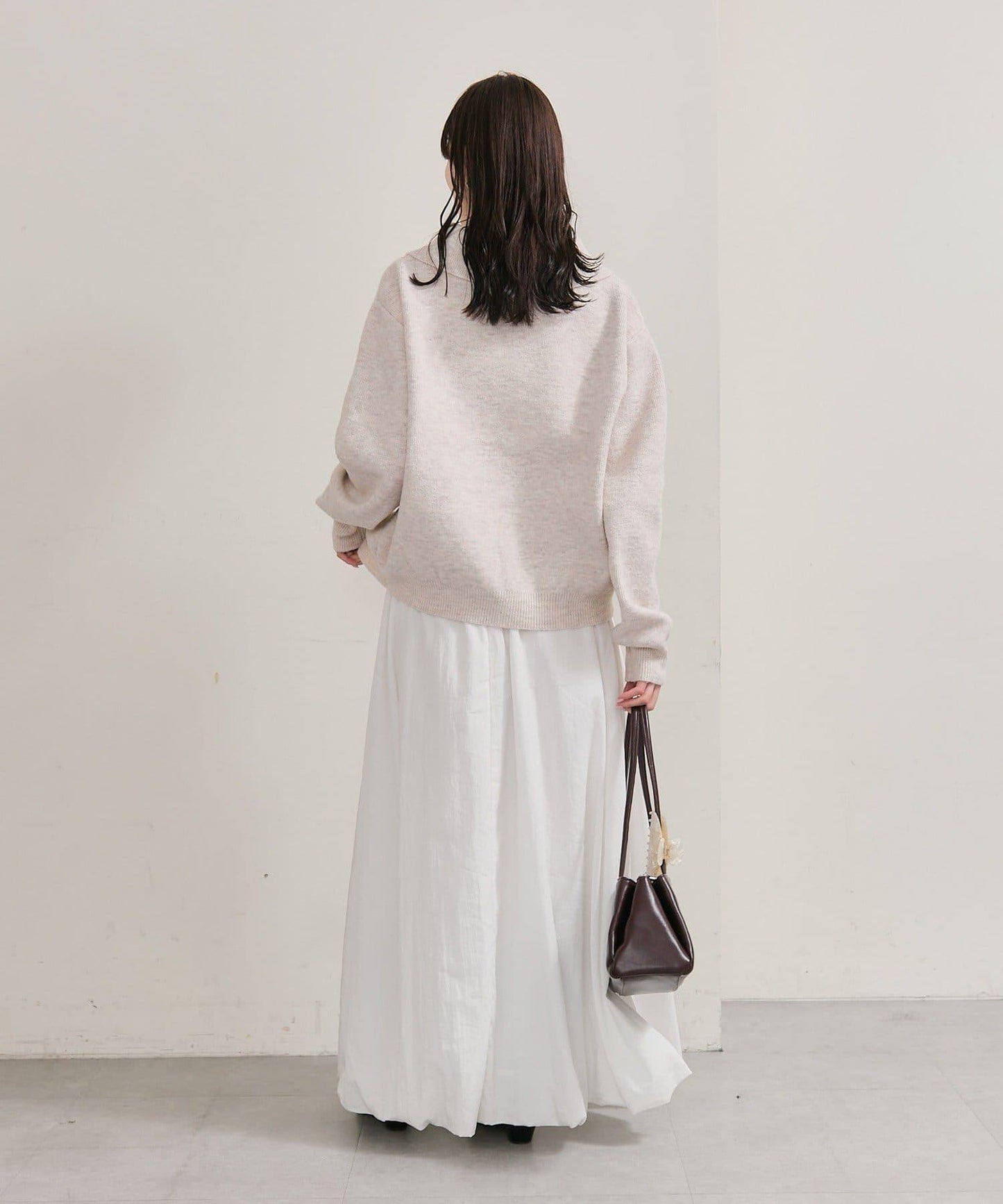 帶領片針織開衫