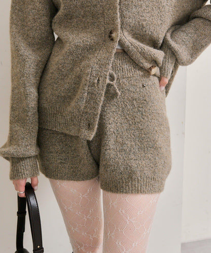 限時特惠!! 今日23:59截止 帶裝飾牌針織褲