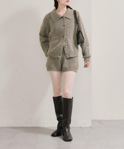 限時特惠!! 今日23:59截止 帶裝飾牌針織褲