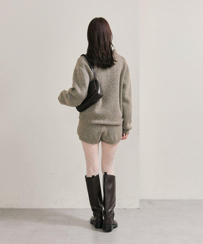 限時特惠!! 今日23:59截止 帶裝飾牌針織褲