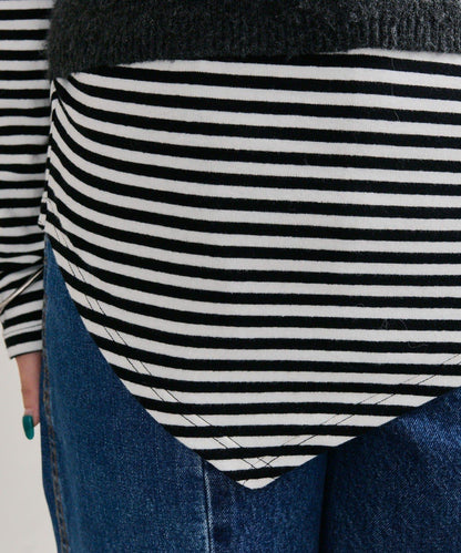 掛脖短款背心套裝長袖T恤