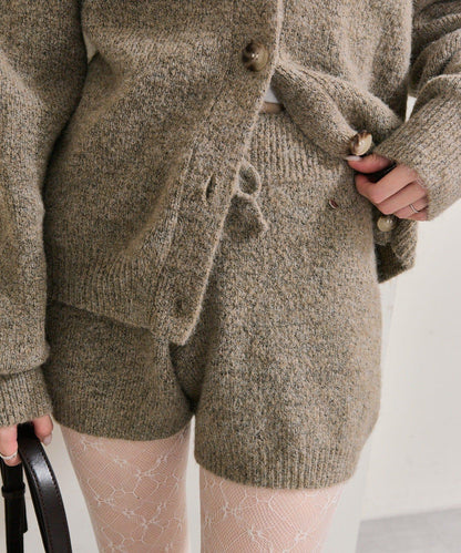 限時特惠!! 今日23:59截止 帶裝飾牌針織褲