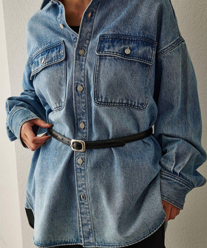 【Hoaw.】壓紋細腰帶