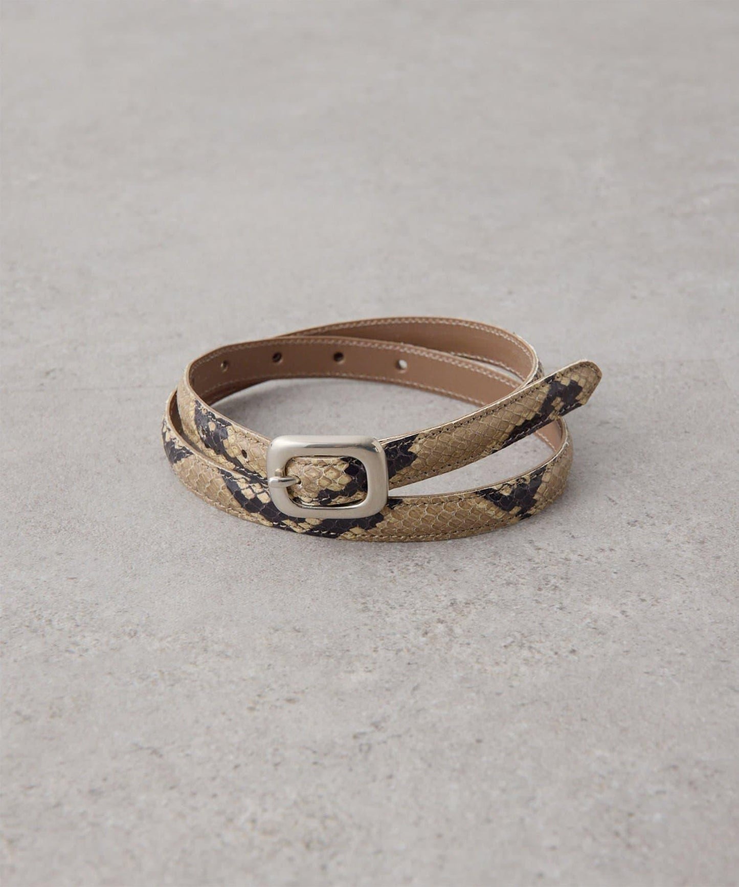 【Hoaw.】壓紋蟒蛇紋細腰帶