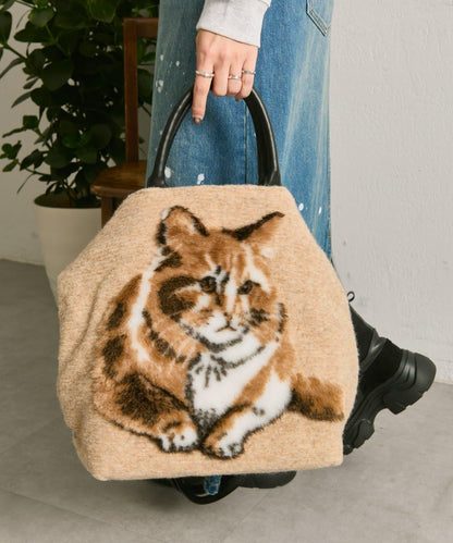 【TERESA CAMBI】特別款動物圖案托特包