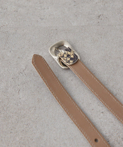 【Hoaw.】壓紋蟒蛇紋細腰帶