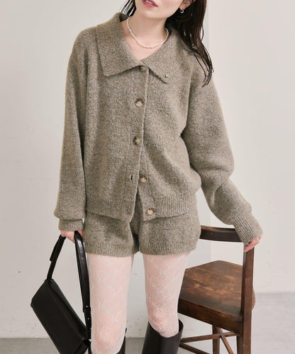 限時特惠!! 今日23:59截止 帶裝飾牌針織褲