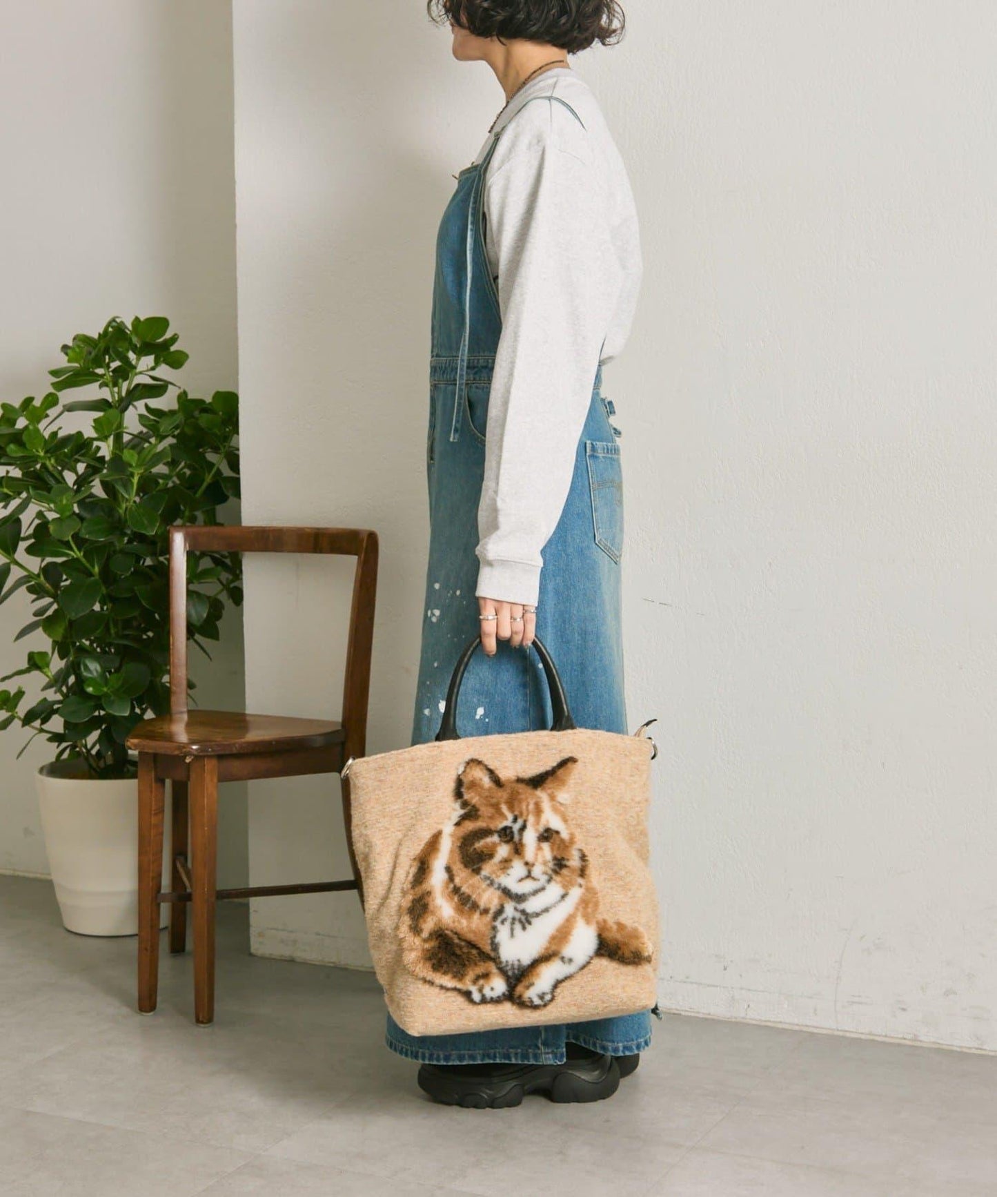 【TERESA CAMBI】特別款動物圖案托特包