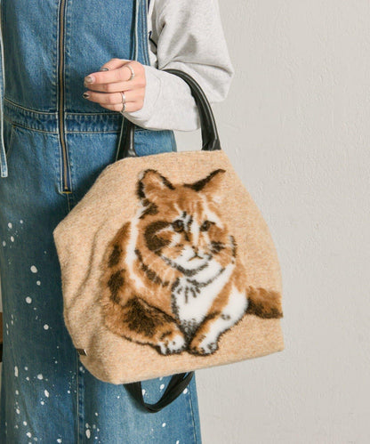 【TERESA CAMBI】特別款動物圖案托特包