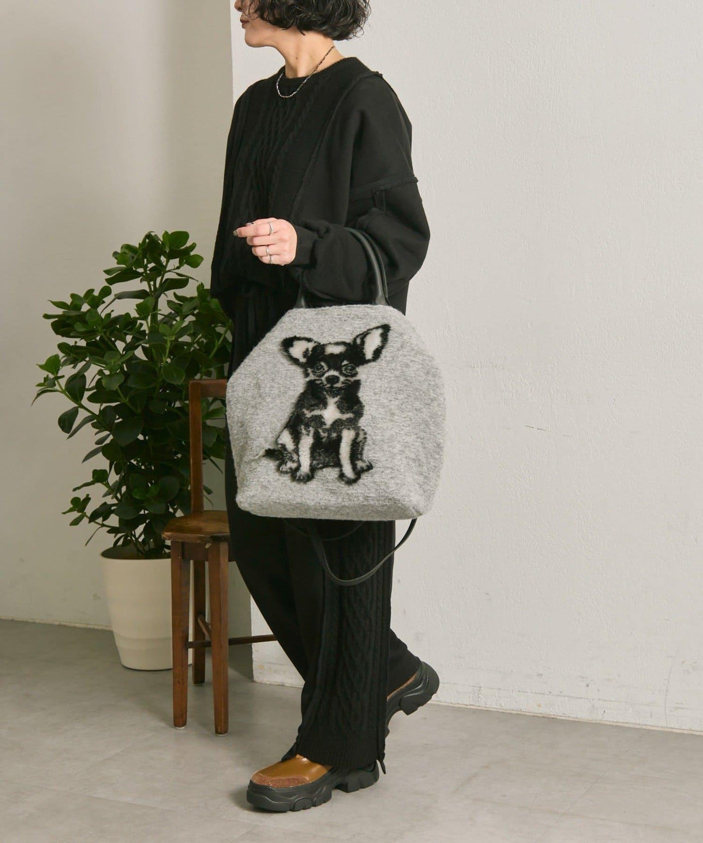 【TERESA CAMBI】特別款動物圖案托特包