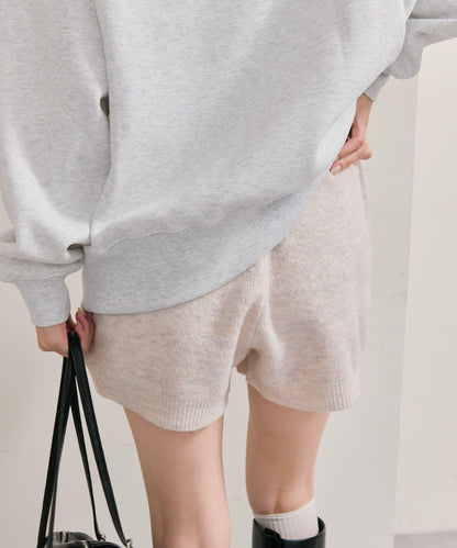 限時特惠!! 今日23:59截止 帶裝飾牌針織褲