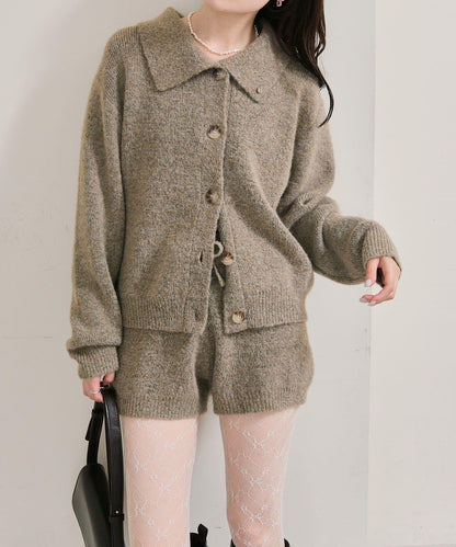 限時特惠!! 今日23:59截止 帶裝飾牌針織褲