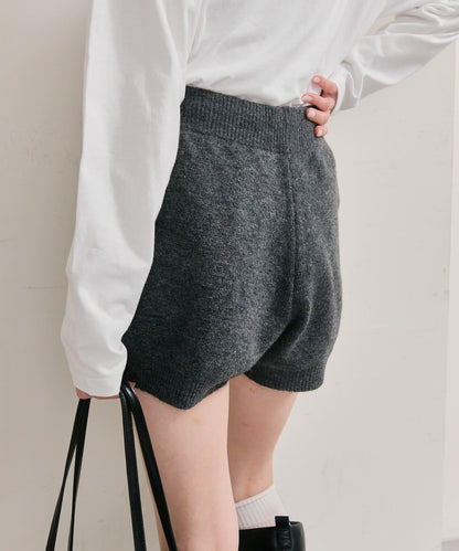 限時特惠!! 今日23:59截止 帶裝飾牌針織褲