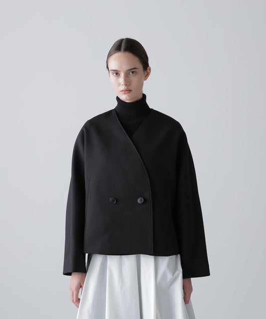 菱格三層交織夾克