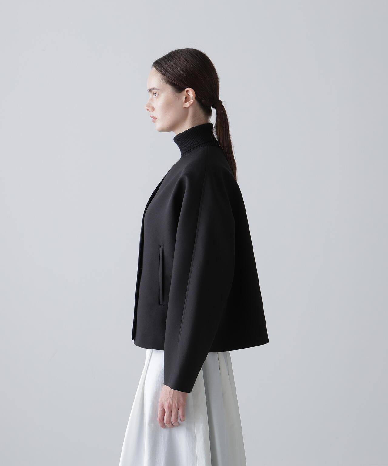 菱格三層交織夾克