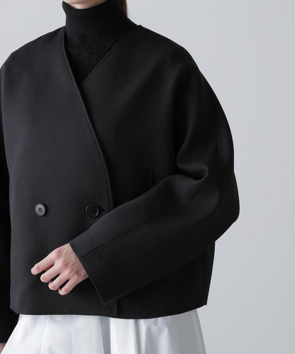 菱格三層交織夾克