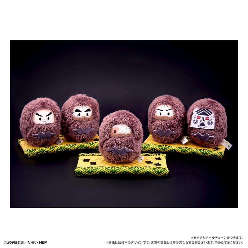 《忍者亂太郎》 軟萌掛件公仔 Vol.8【全套BOX／5個裝】