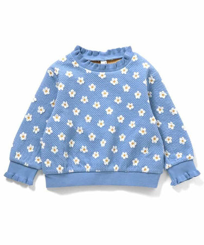 愛心花卉提花衛衣