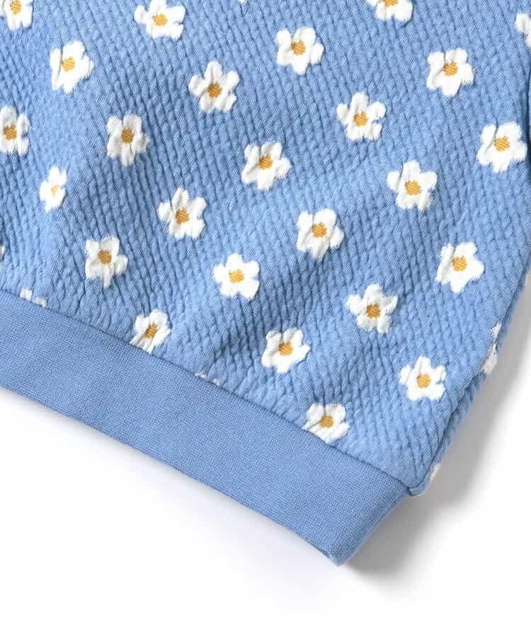 愛心花卉提花衛衣