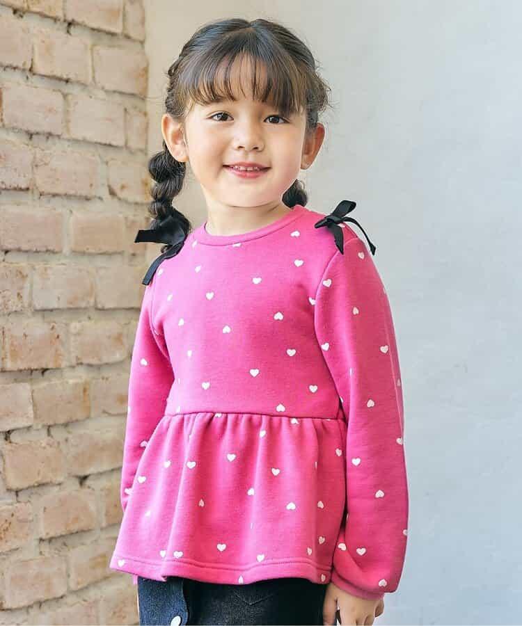 肩帶蝴蝶結荷葉邊衛衣