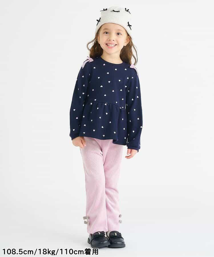 肩帶蝴蝶結荷葉邊衛衣