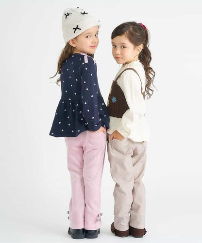 肩帶蝴蝶結荷葉邊衛衣