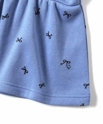 肩帶蝴蝶結荷葉邊衛衣