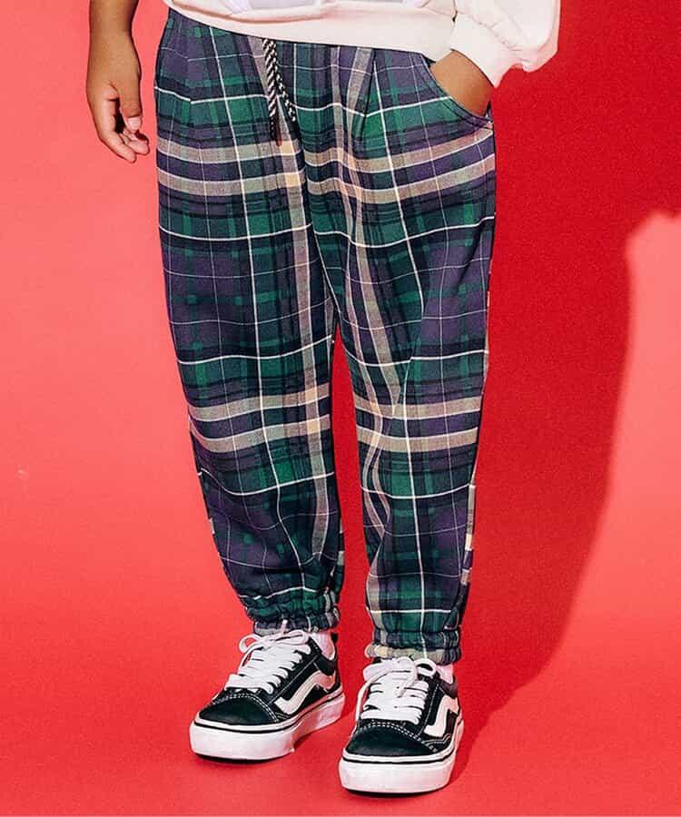 三色三款針織長褲 十分褲