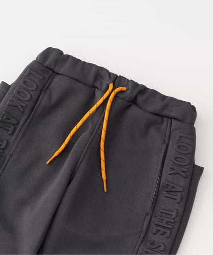 壓紋側邊條運動長褲 10分褲