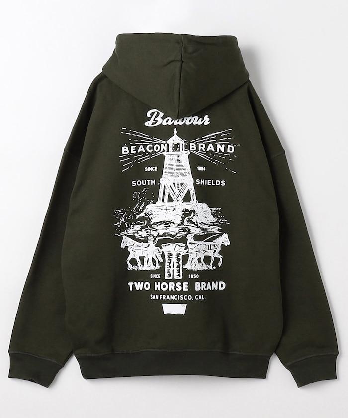 Levi's × Barbour 圖案連帽衛衣