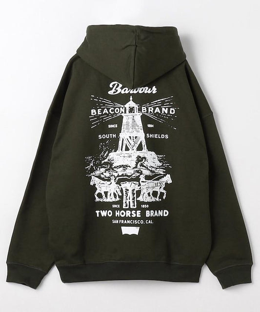 Levi's × Barbour 圖案連帽衛衣