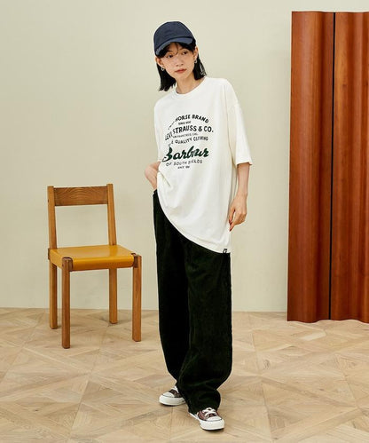 Levi's × Barbour 圖案印花T恤